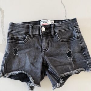 Abercrombie Kids Charcoal Midi Shorts